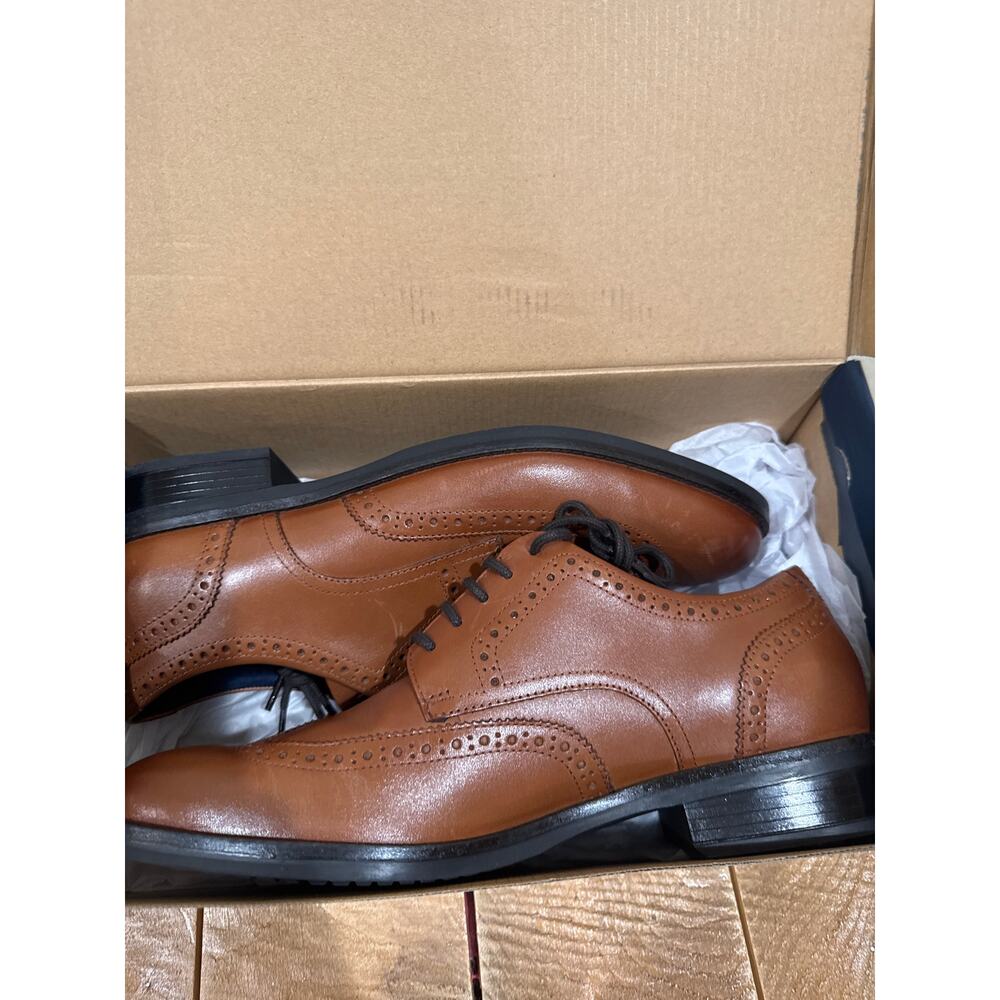Mens Cole Haan Grand+ Wingtip brown Oxford shoes size 9 - Picture 9 of 10